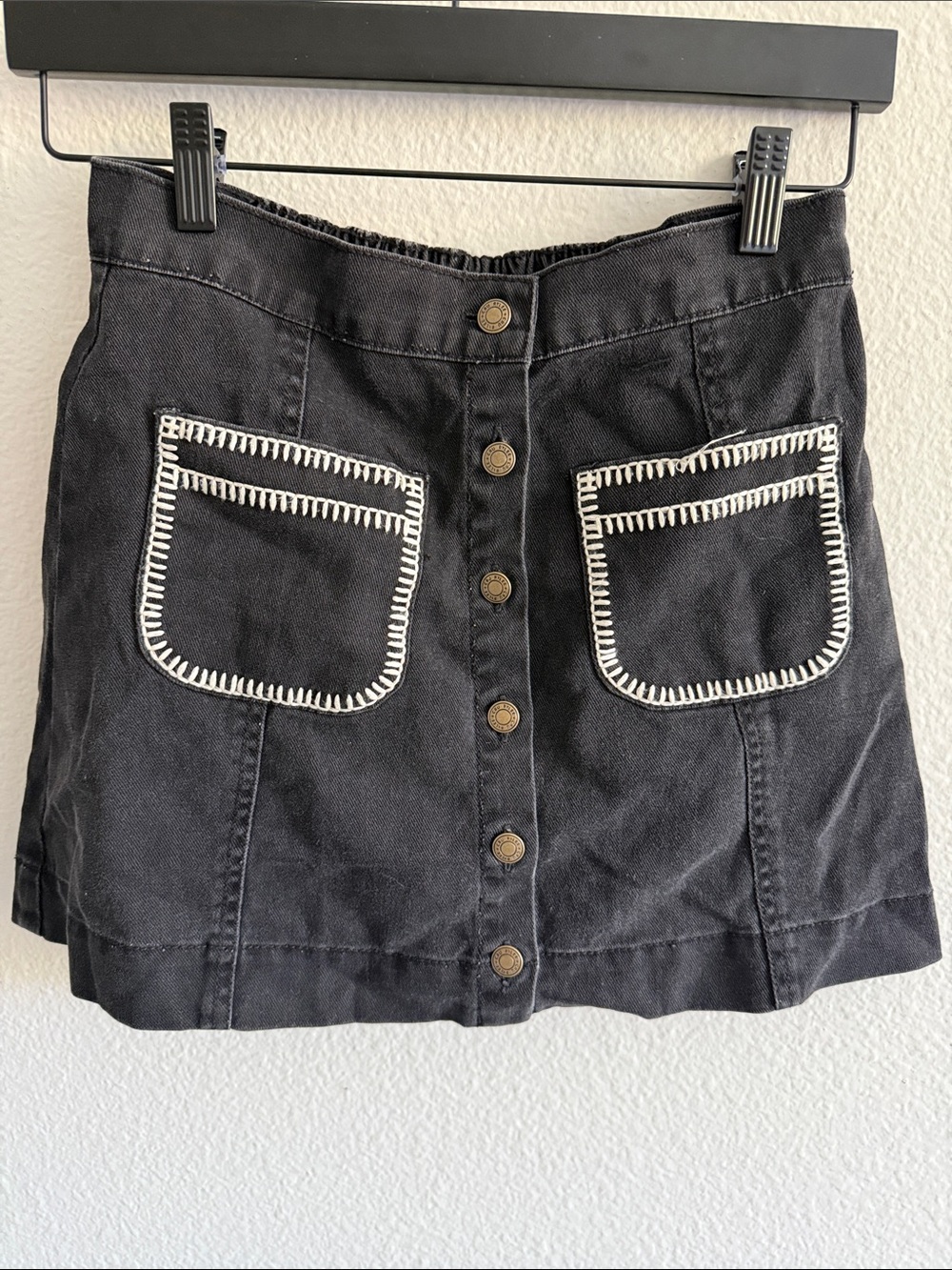 Rylee + Cru Black Denver Mini Skirt - Picture 4 of 6